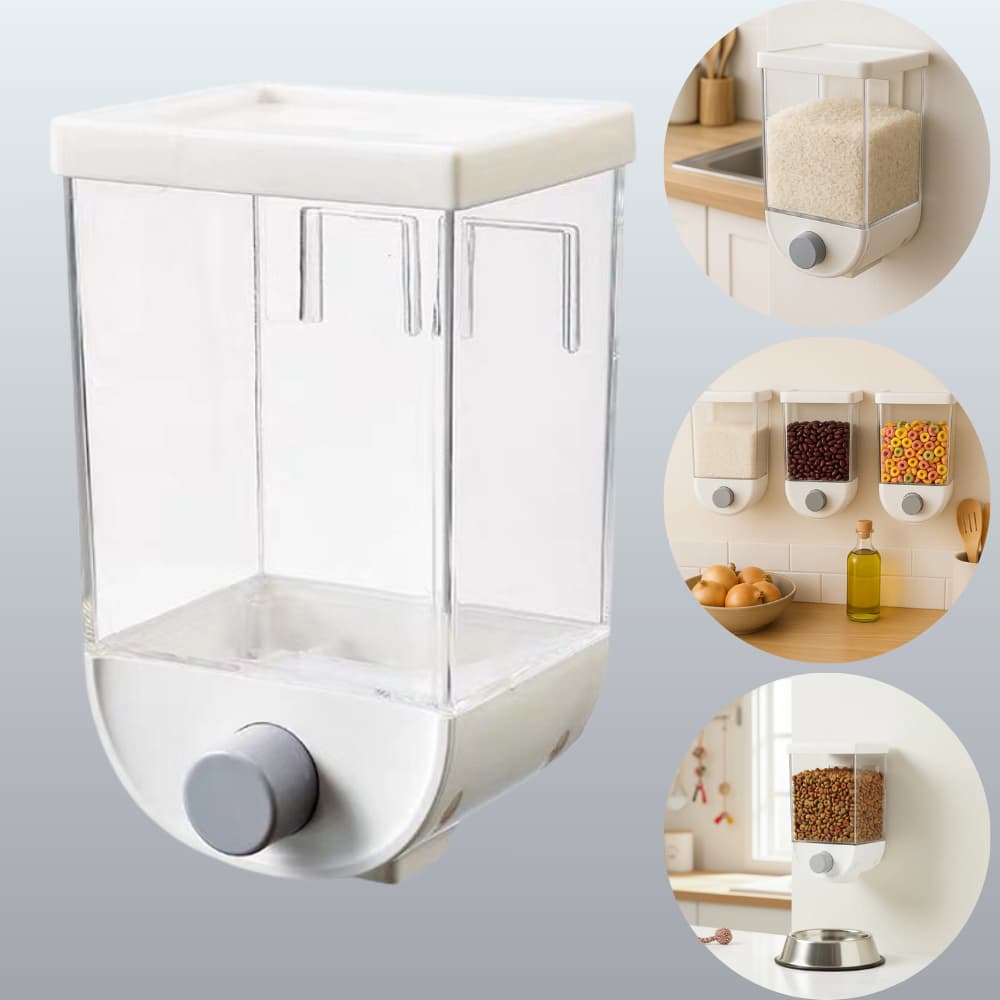 Pote Dispenser de Parede Organizador Suspenso Multiuso 1000ml 1500ml Economia Espaço