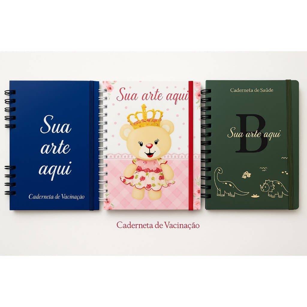 CADERNETA DE VACINAÇÃO PERSONALIZADA - CUIDE DA SAÚDE DO SEU BEBÊ