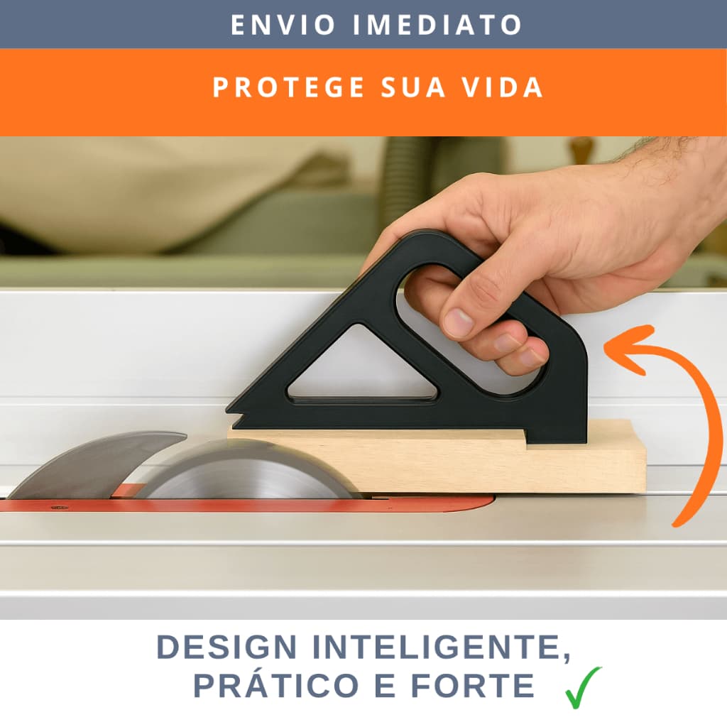 Empurrador para Serra de Bancada Profissional Push Stick bastão de segurança