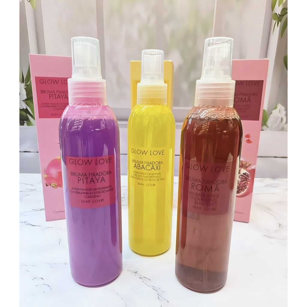 Bruma Fixadora Vegana com Aroma de frutas