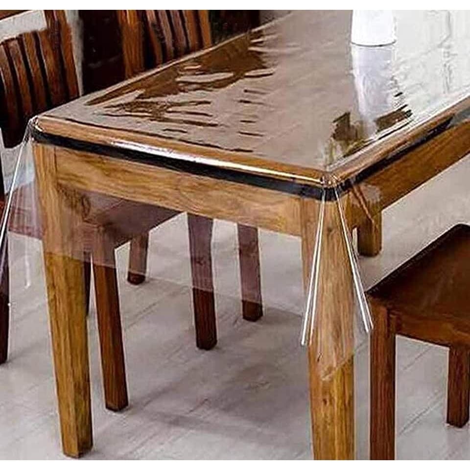 Toalha de Mesa Transparente em PVC Com Todos Tamanhos - Ótimo Custo Benefício e Praticidade