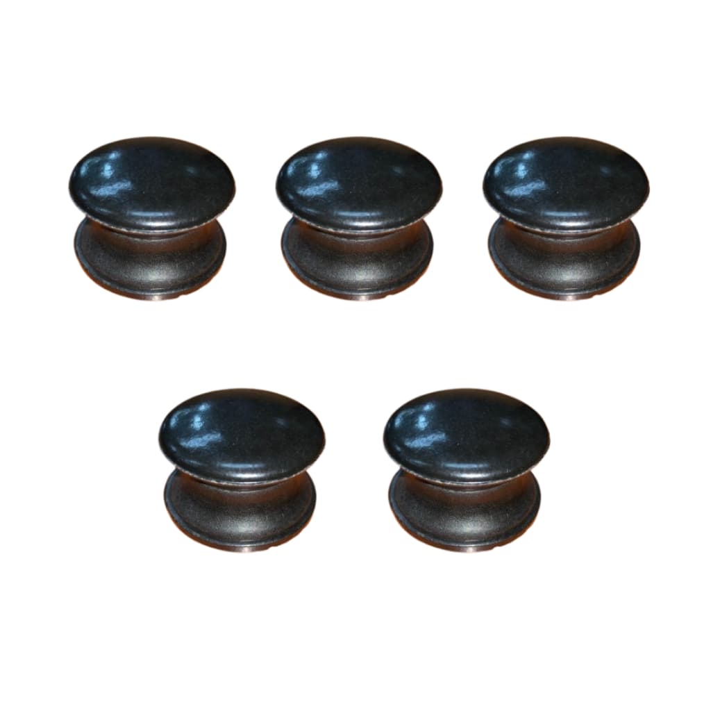 Kit 5 Pomel/Puxador/Cabo/Batoque para Tampas de Panelas em Alumínio ou Vidro