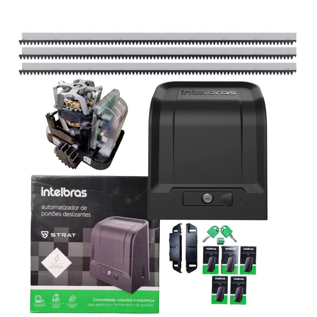 Kit Motor Portao deslizante 3 Mts DR 300 NY 220V Intelbras