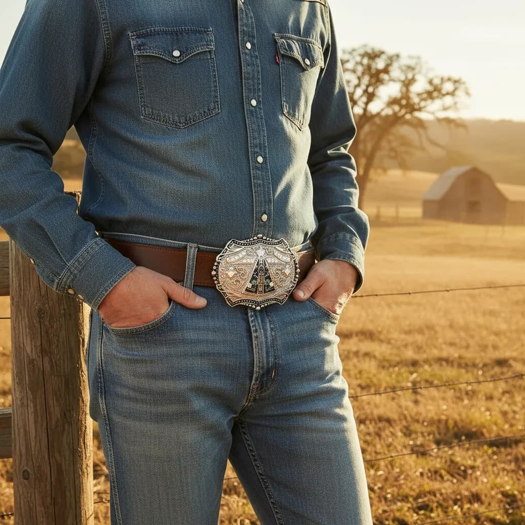 Fivela Cowboy Country Nossa Senhora Aparecida Super Promoção