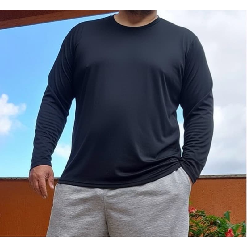 Camisa Plus Size UV+50 Segunda Pele.
