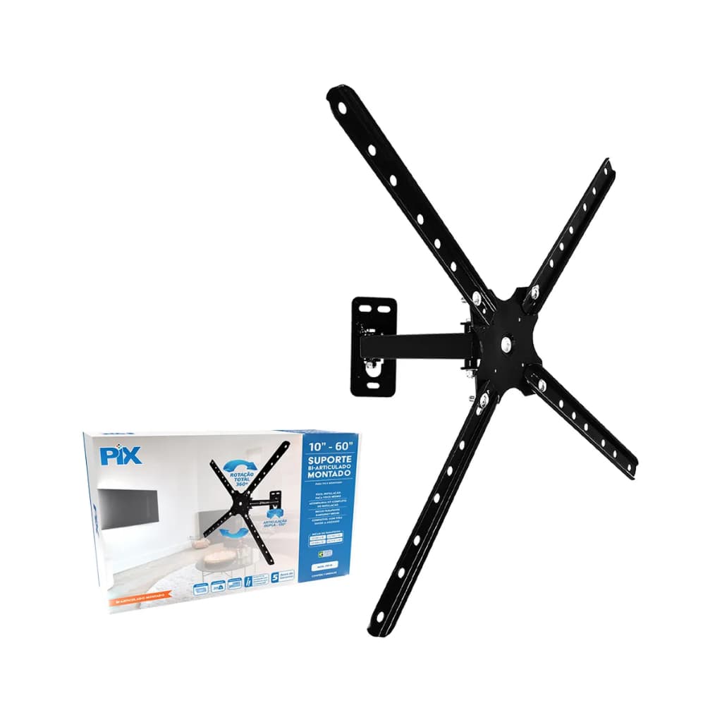 Suporte TV BI Articulado 10A60 PT PX10