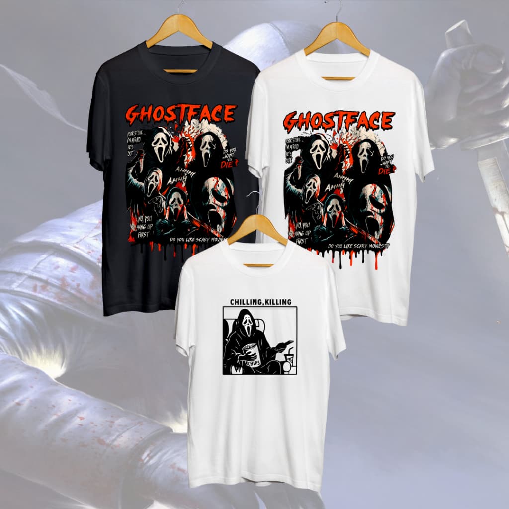 Camisa Ghostface Scream Algodão Unissex