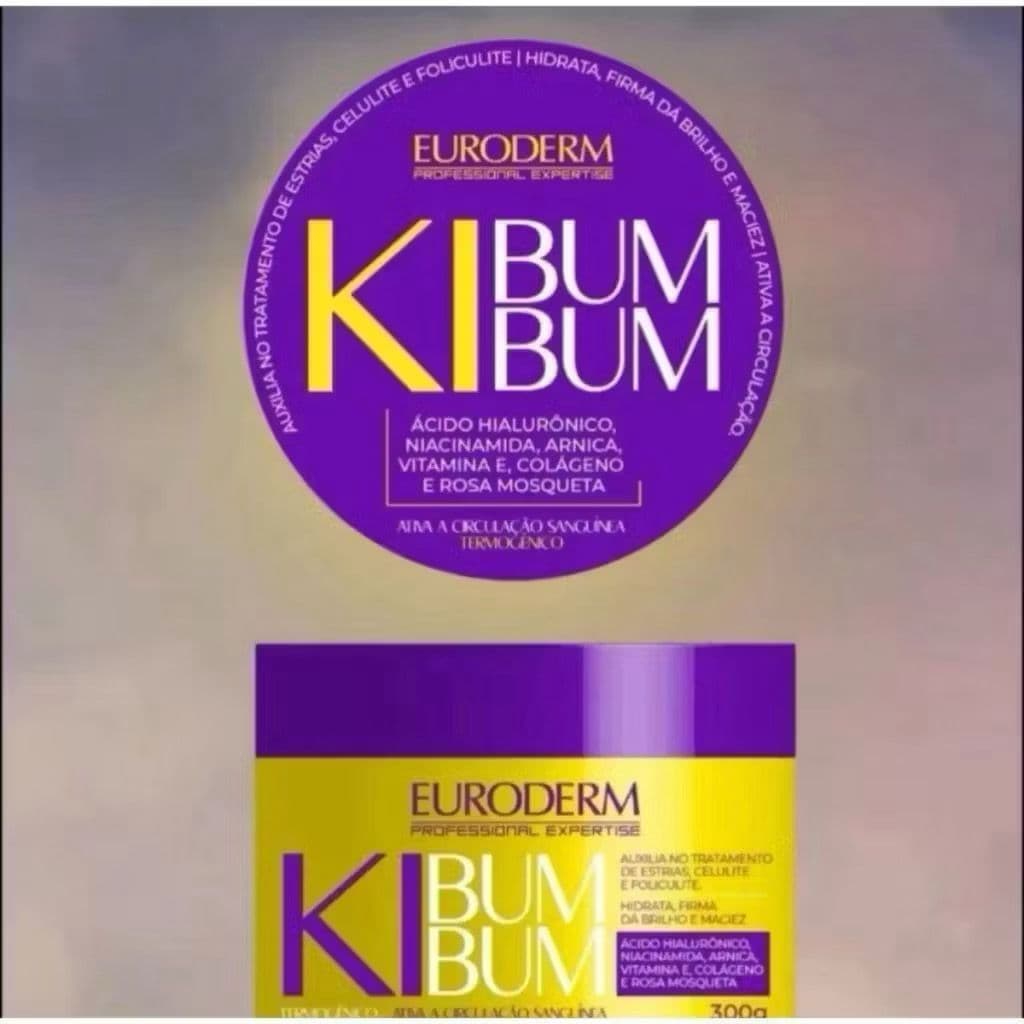 BumBum Crem Esfoliante Corporal Hidratante Glúteos Euroderm 300g - KI BUMBUM