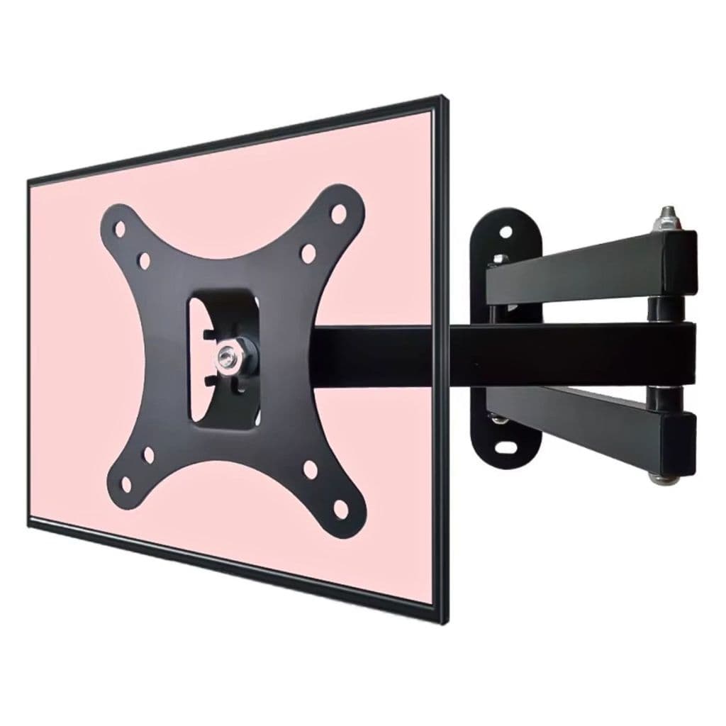 Suporte TV Tri Articulado LCD LED Plasma 10 A 26 Pol Para Parede VESA 75x75mm/100x100mm