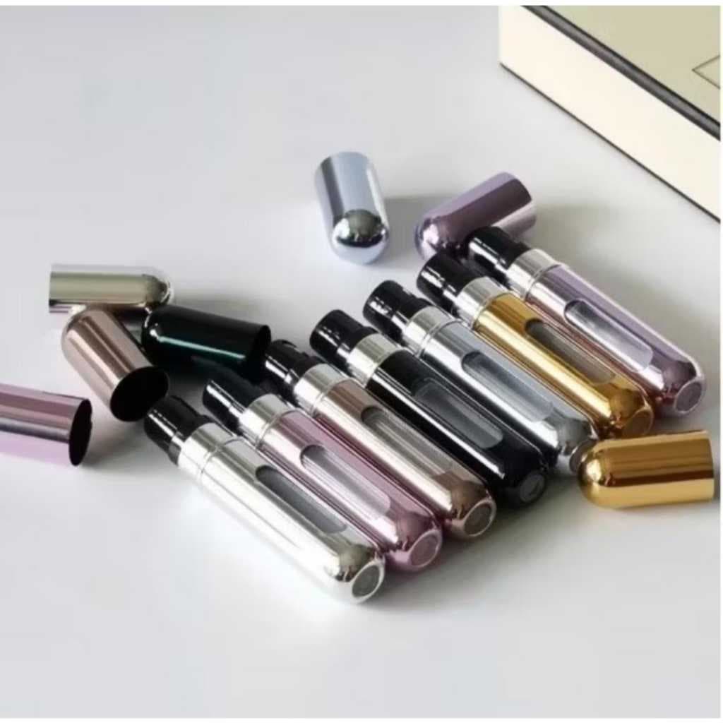 KIT 2 Porta Perfume Recarregavel Portatil Spray 5ml