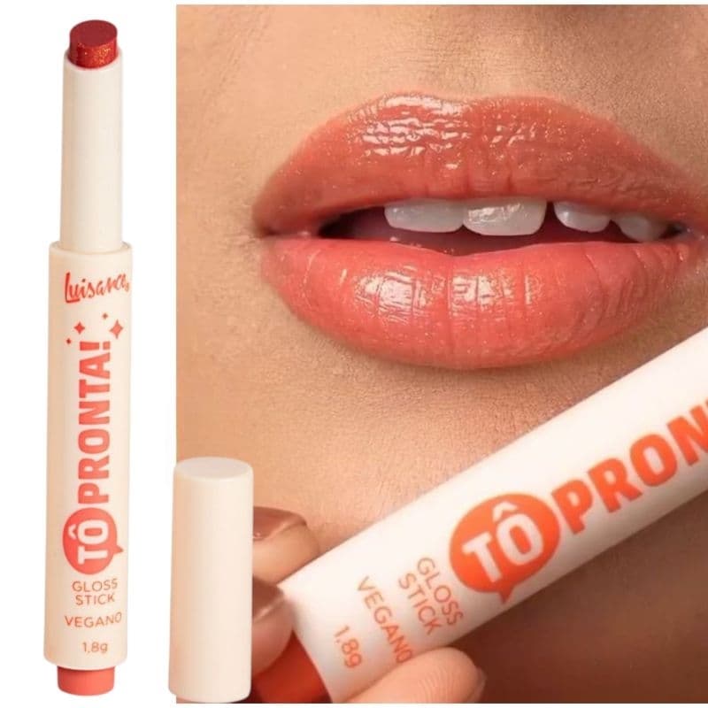 Gloss Stick Efeito Espelhado Hidratante Vegano Lip Gloss Batom Bala ( Bastão) Maquiagem feminina Luisance