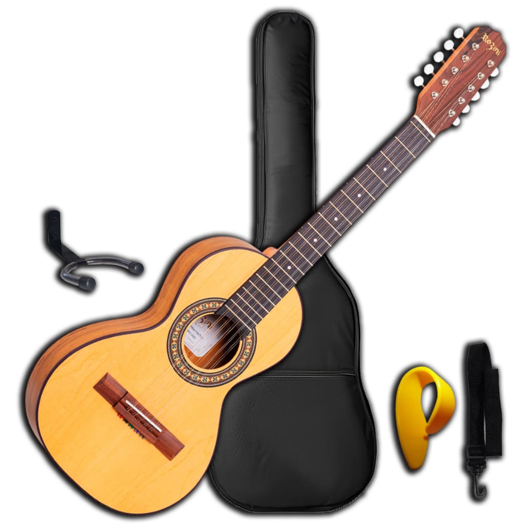 Viola Caipira Acústica Ponteio Rozini RV151 Kit Com Suporte
