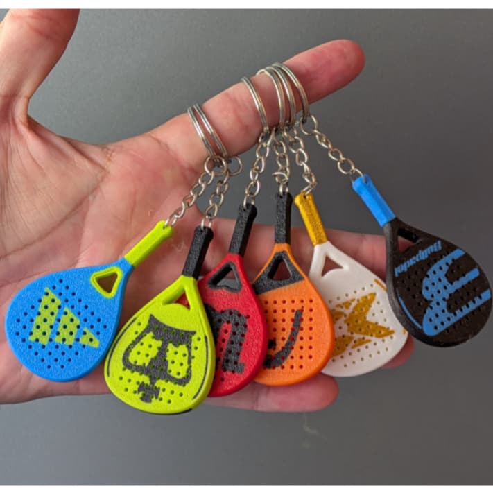 Chaveiros Padel - Esporte - Impressão 3D - Raquete