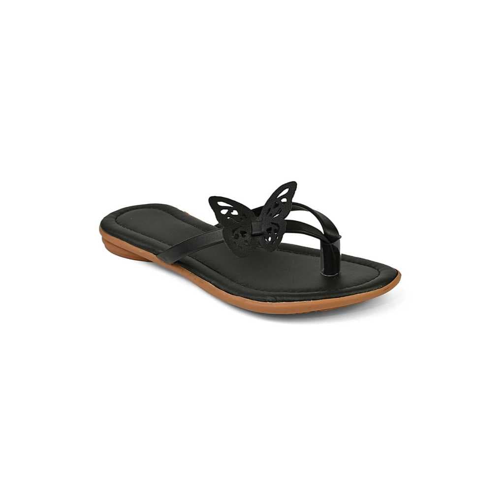 Sandália Infantil Rasteira Casual Chinelo Borboleta Confortável Moda
