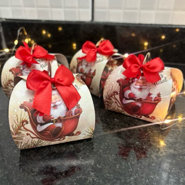 Kit Lembrancinha de Natal com sabonete linda e super em conta pra você presentear todo mundo!