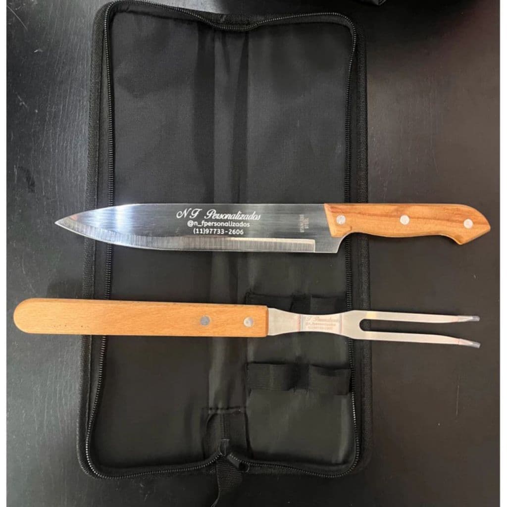 11 Kit Churrasco Personalizado Com Time Nome Logo e Figuras