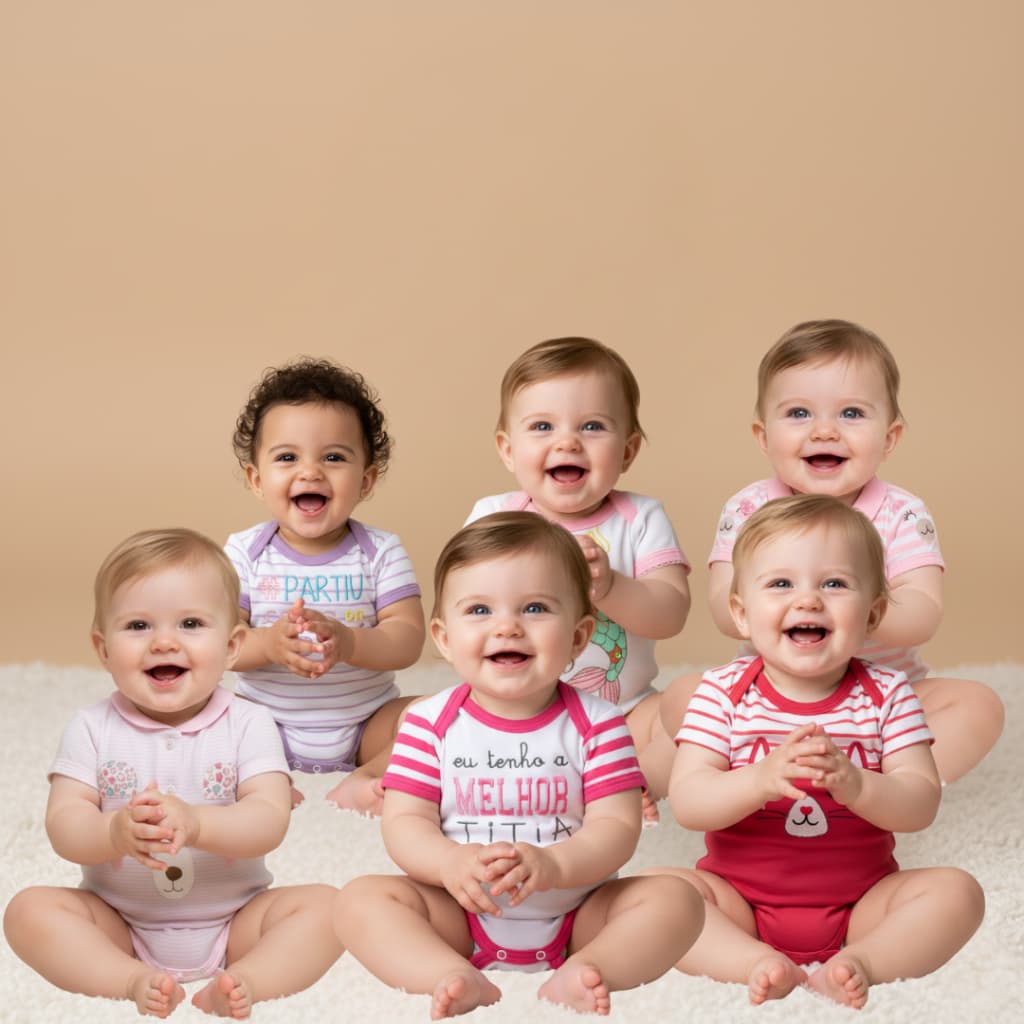 Kit 2 Bodies Estampas Variadas Best Club Baby