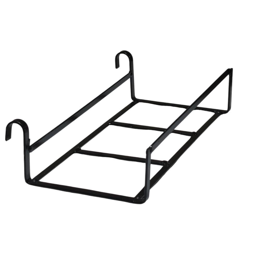 Suporte Jardineira Sacada Grade Corrimão Para Vasos Flores Plantas Floreira De Ferro 40 CM