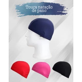 Touca de Tecido Para Natação E Hidroginástica Jovem E Adulto Unisex/Praia Piscina