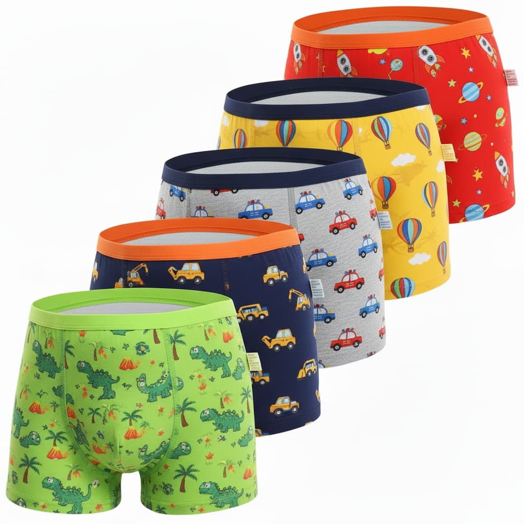 Kit Cuecas Box Boxer Microfibra Infantil Atacado Confortável