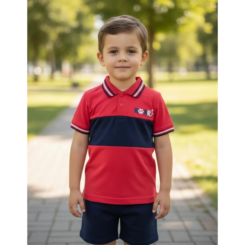 Conjunto Kyly Infantil Menino Polo E Bermuda