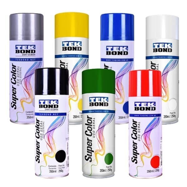 Tinta Spray Supercolor - Uso Geral - TEKBOND