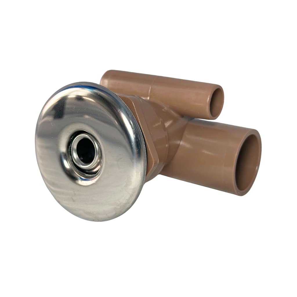 Kit 4 Jato T Duplo Direcional Para Banheira Hidromassagem Cromado