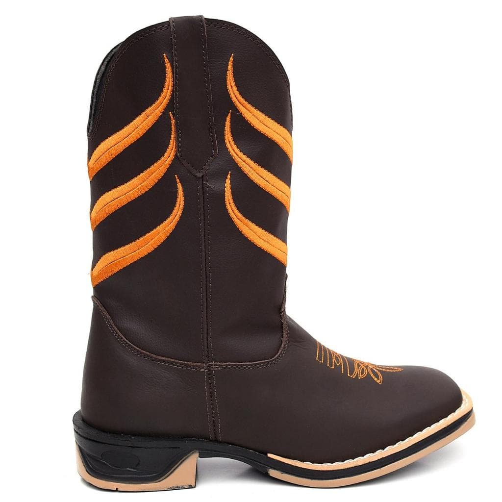 Bota Texana Feminina Marrom Sola Jump B