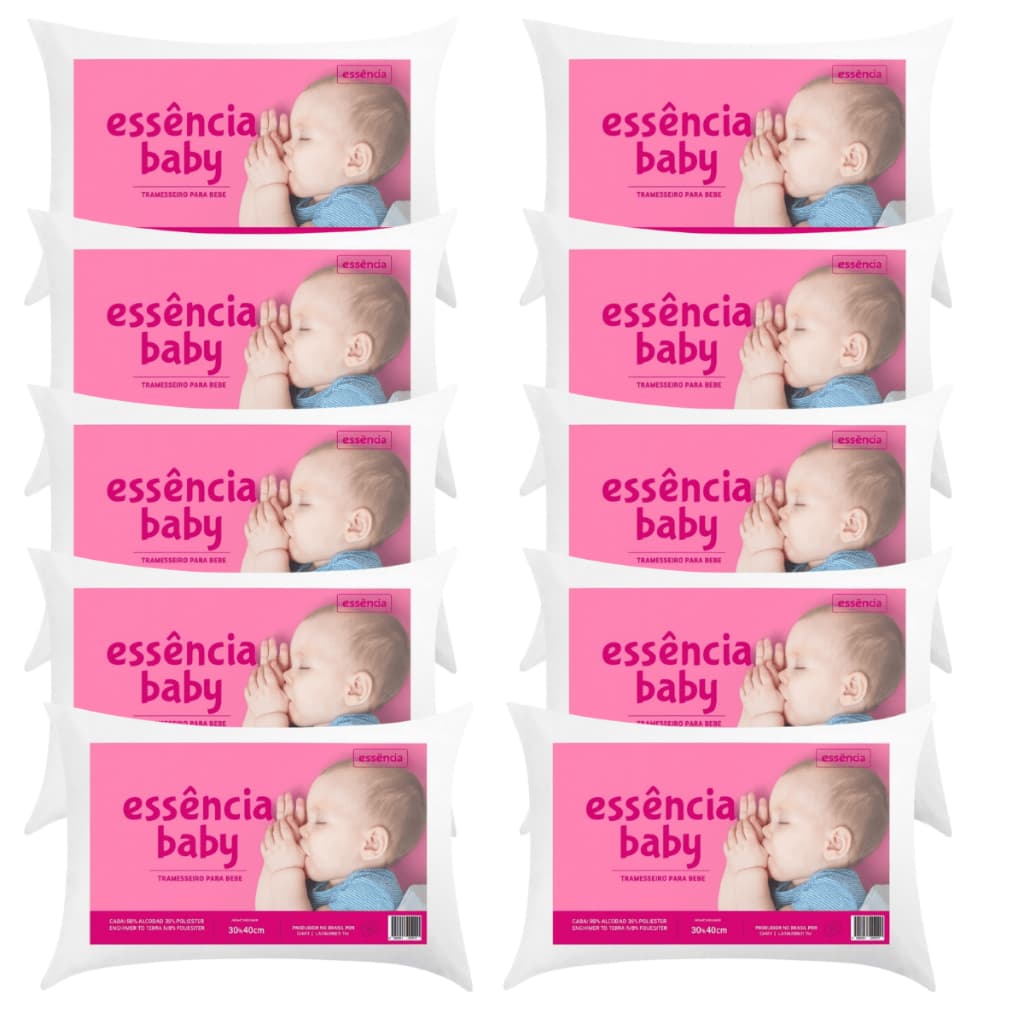 Travesseiro Baby Antialérgico 40x30cm Infantil Confortavel Aconchegante