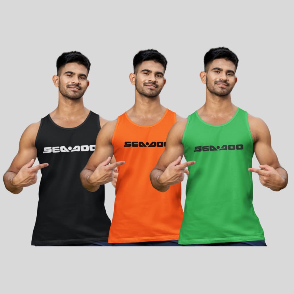 Conjunto 3 Camisas Regatas Masculina Seaado Jet Sky Lançamento