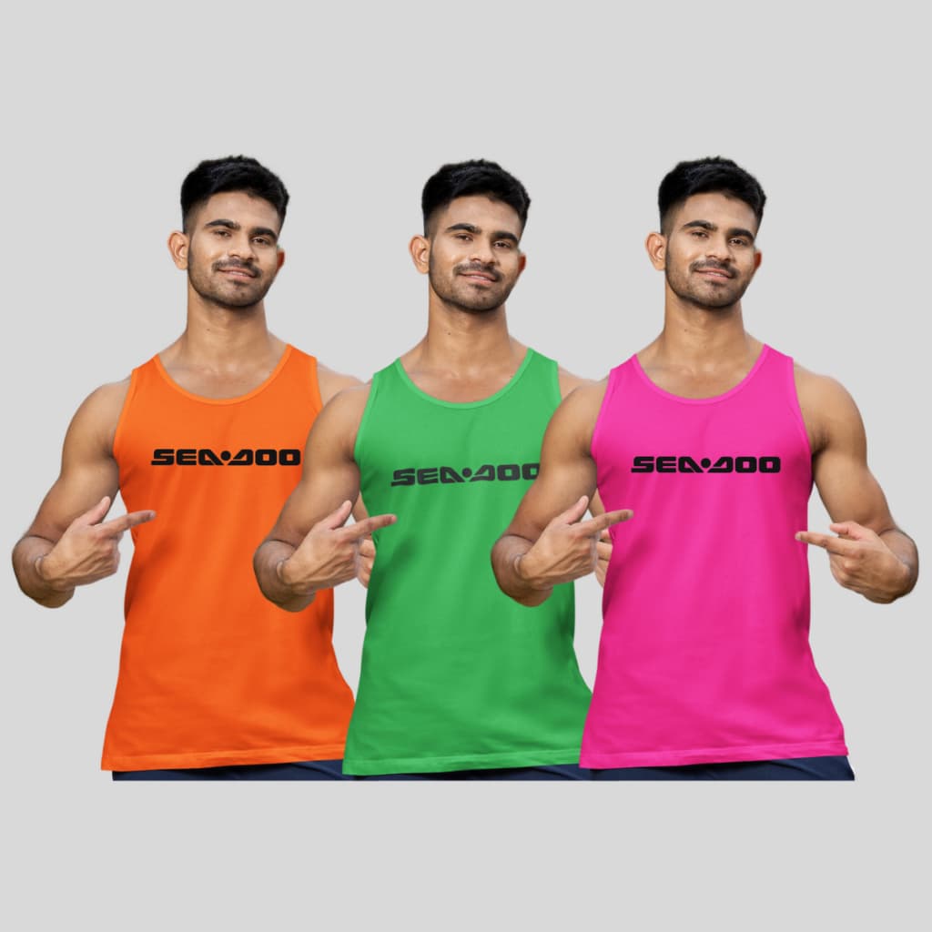 Kit 3 Regatas Masculina Personalizada Seado Jet Sky Lancha Rio Black Friday