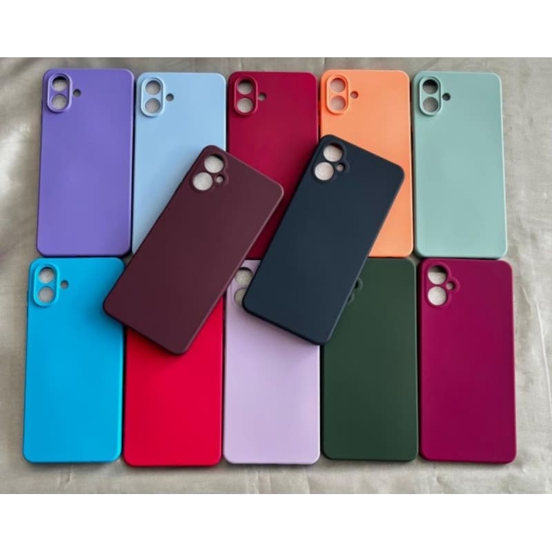 Capa capinha a07 a06  Aveludada  Samsung Galaxy A06 A07 – Premium Toque de Camurça  Várias Cores
