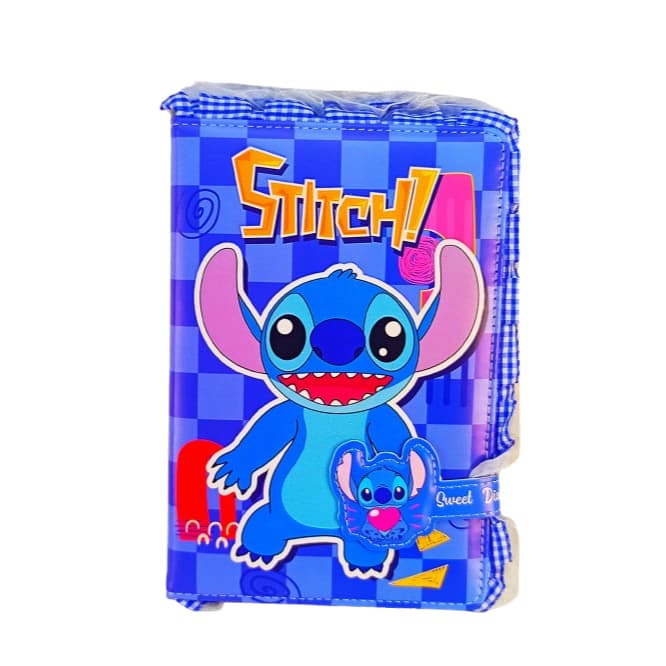 Agenda Stitch com Babadinho Fofo – Diário e Caderno Criativo Disney para Presentear