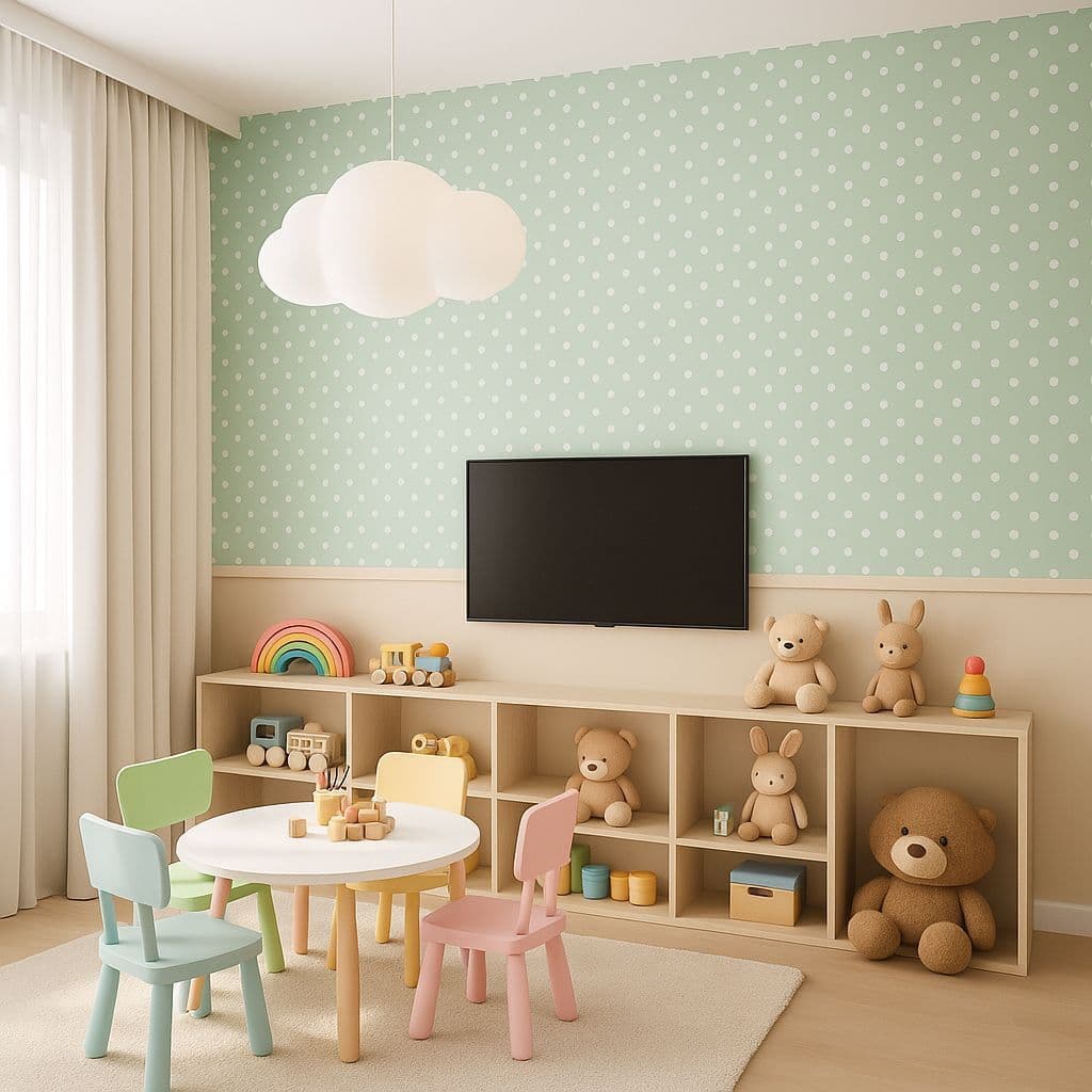 PAPEL DE PAREDE POA 07 VINILICO P/CASA QUARTO COZINHA LAVAVEL  INFANTIL AUTOCOLANTE 50 CM DE LARG.