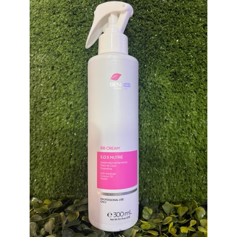 BB Cream S.O.S Nutre 300mL Sense – Antiemborrachamento com Óleo de Coco e Queratina