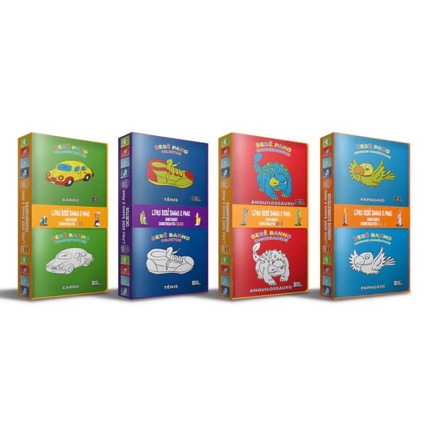 Kit Bebê Banho e Pano - BomBom Books
