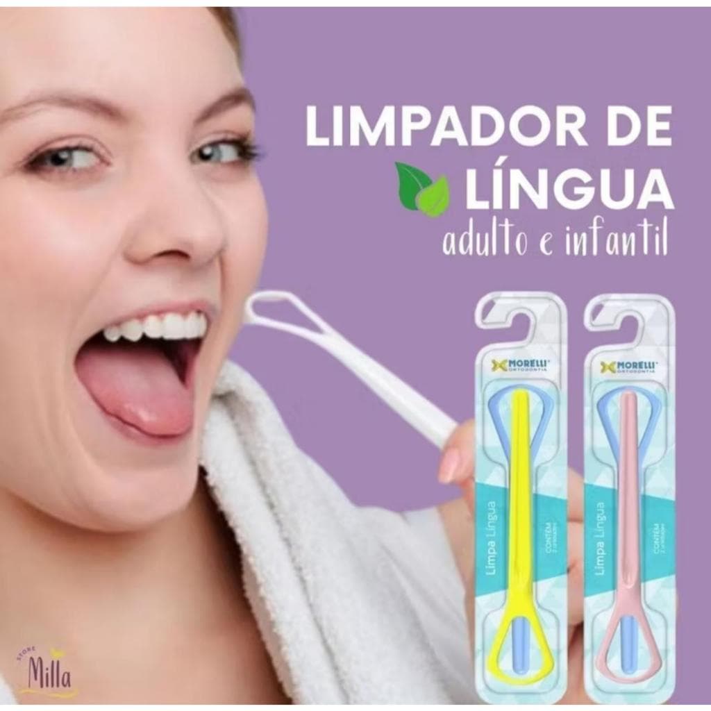 Limpador de Língua com duas unid.-Morelli