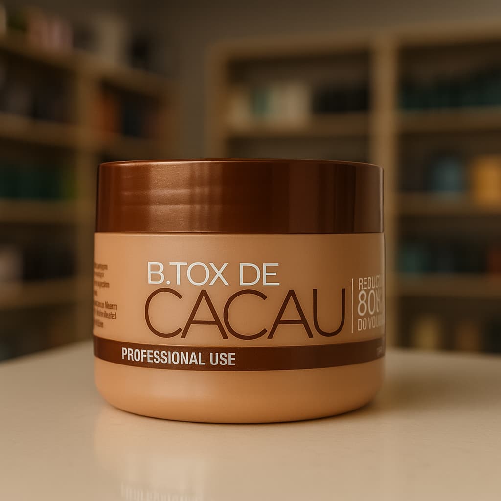 Botóx Capilar Hidratação E Nutrição Plástica de Cacau 250g Glatten