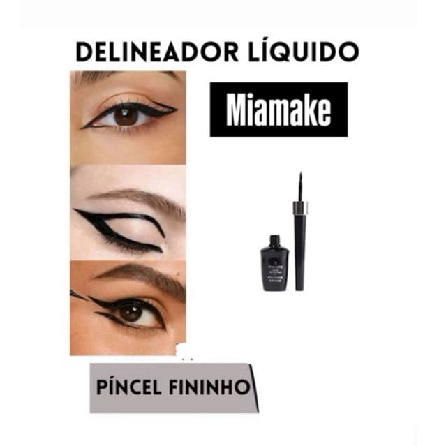 Mia Make Delineador Líquido Futurístico Ultra Black