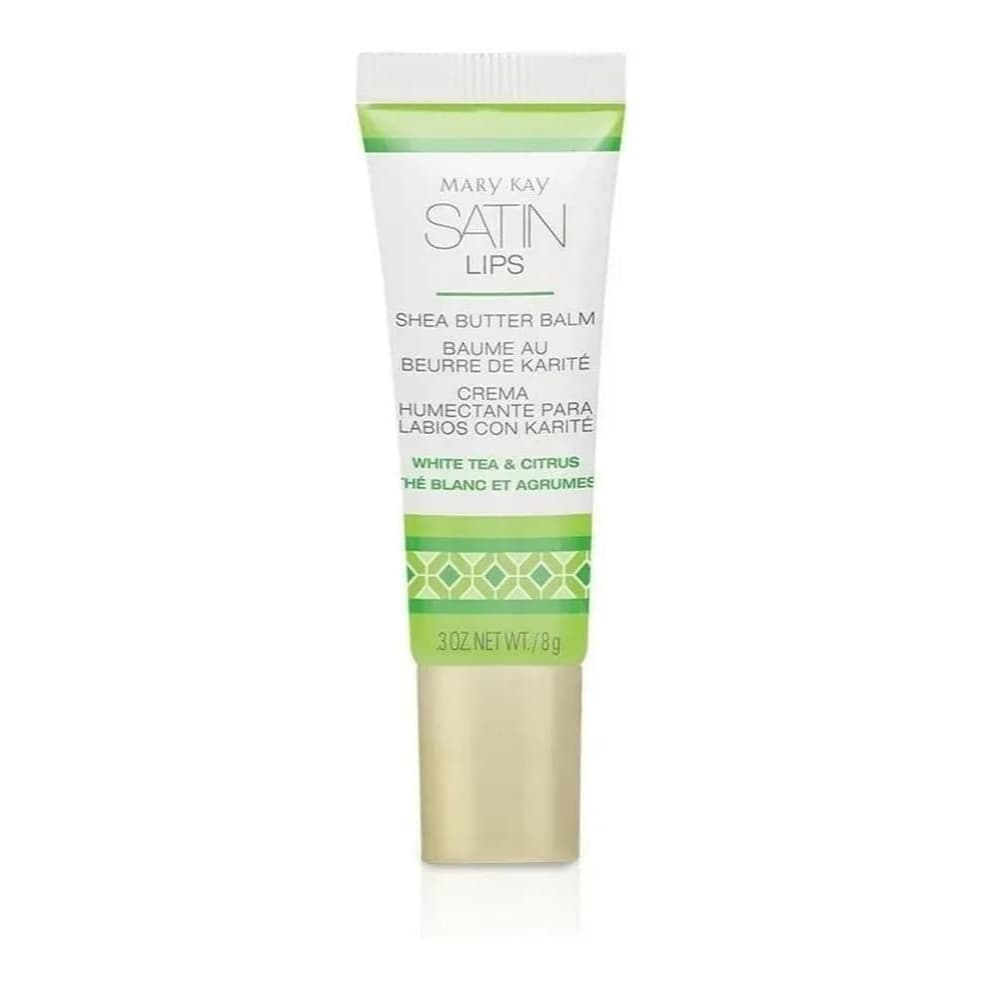 Bálsamo Labial Mary Kay Satin Lips Karité Chá Branco & Citrus 8g – Hidratação Intensa e Lábios Macios