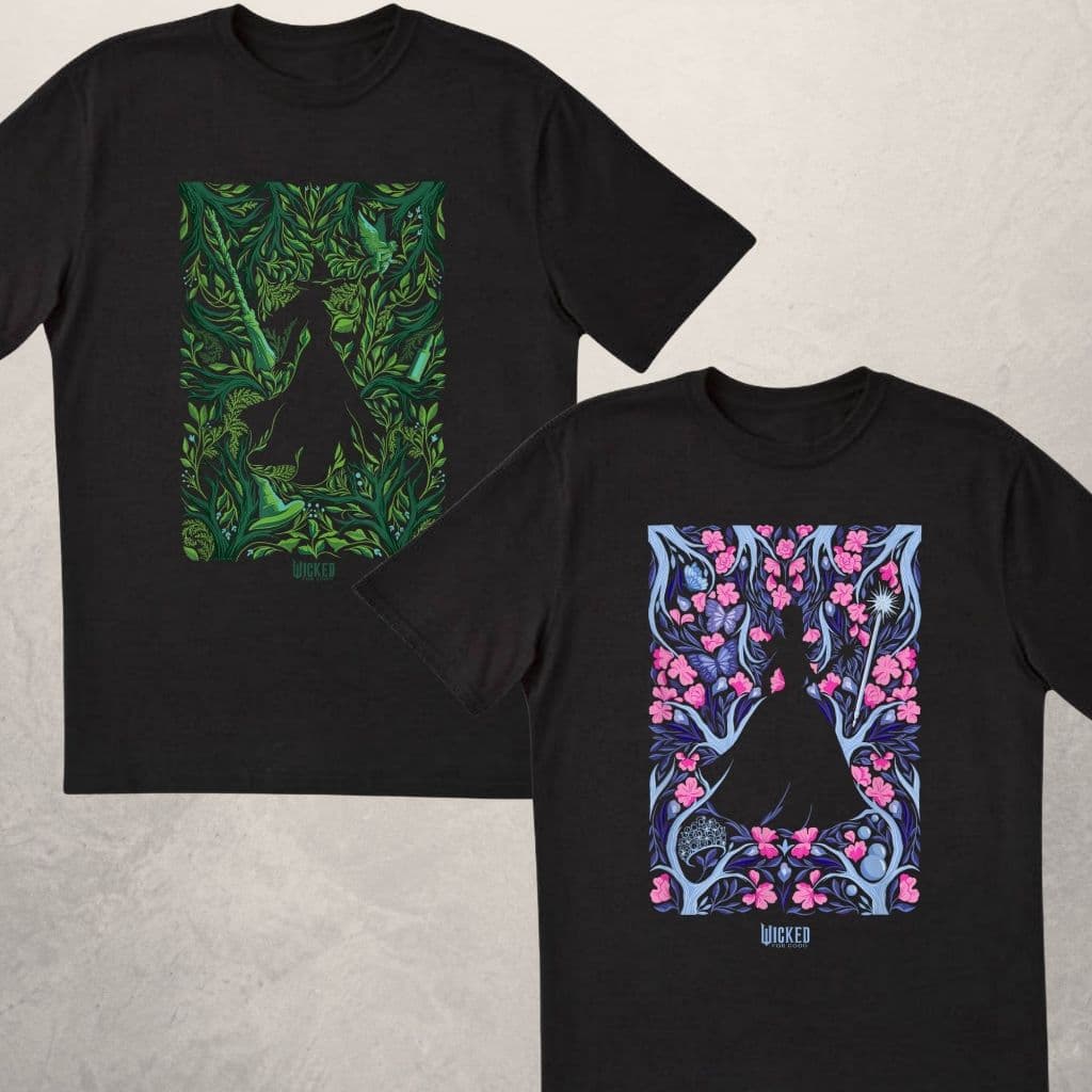 Camiseta Unissex Wicked Glinda Elphaba Ariana Grande Cynthia Erivo 100% Algodão