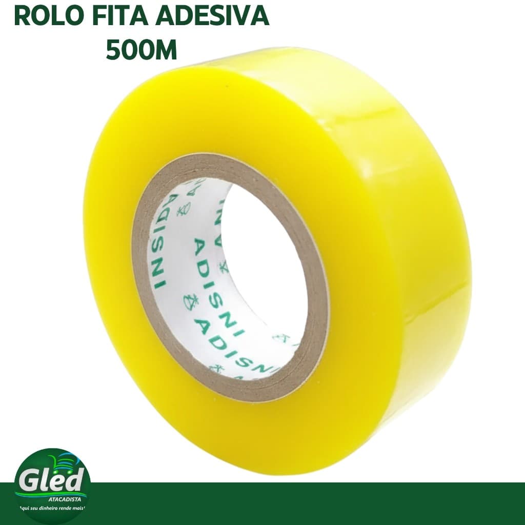 Rolo Fita Adesiva Transparente para Embalagens FITA-500M