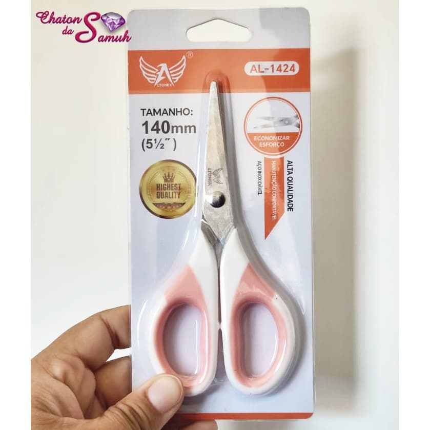 Tesoura 5 1/2" Soft Multiuso para Artesanato Altomex