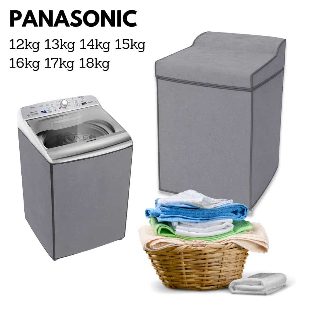 Capa Maquina De Lavar Panasonic Impermeavel Resistente  12kg 13kg 14kg 15kg 16kg 17kg 18kg 19kg