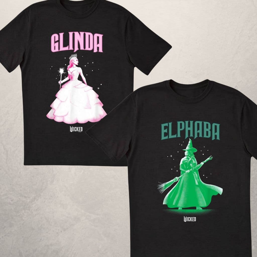 Camiseta Unissex Wicked Filme Glinda Elphaba Ariana Grande Cynthia Erivo 100% Algodão