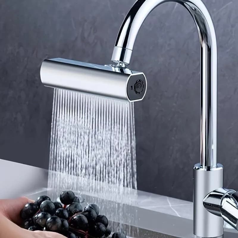 Extensor Giratório Torneira Suporte Chuveiro Vira Lado Cozinha Louça Prato Jatos Esgucho