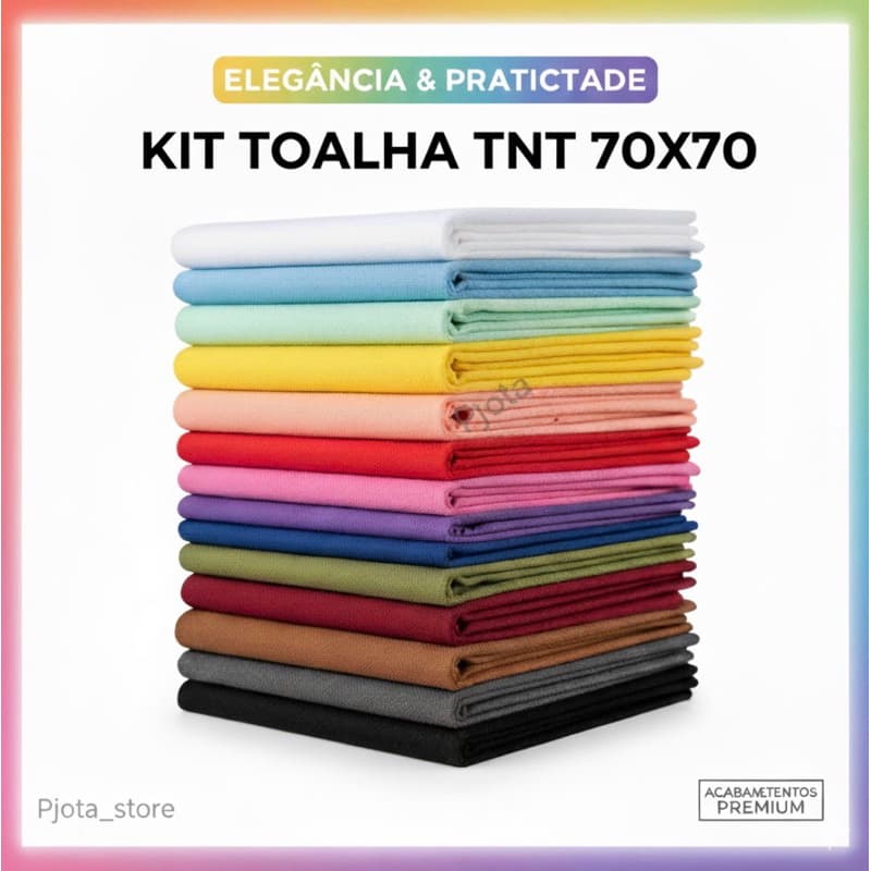 kit Toalhas De Mesa Cobre Mancha TNT 70x70 Decoração Festa Buffet Casamento Convidados