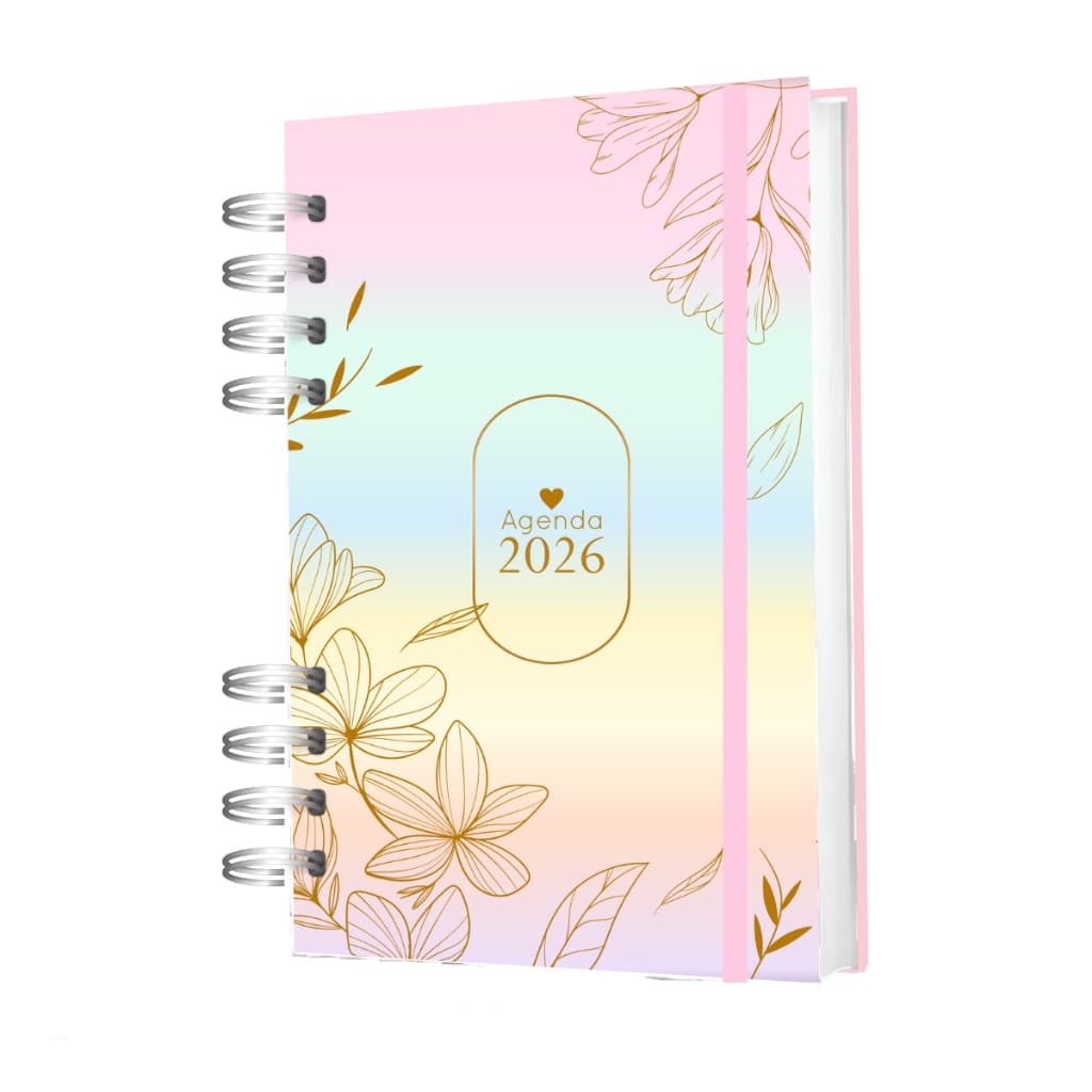 Agenda 2026 Planner Semanal toda Colorida Personalizada.