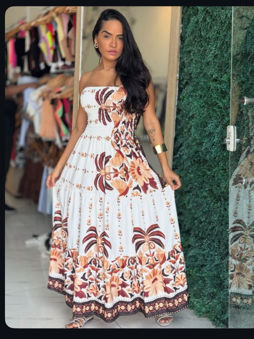 Vestido feminino longo verão ombro a mostra sensual, confortável, vestido férias, vestido natal.