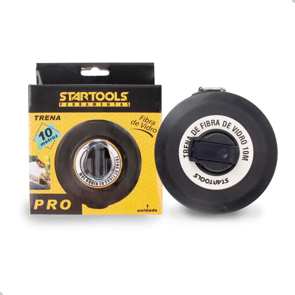 Trena de Fibra de Vidro Profissional 10m 20m – Medidor Resistente e Durável